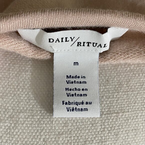 Daily Ritual T-Shirt Dress M Pink Bows Ballet Core Pullover Coquette Softgirl - Picture 5 of 7